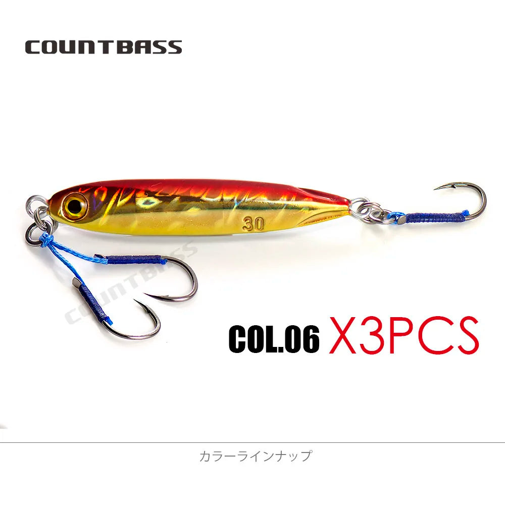 ジグパラ マイクロ 10g/15g/20g/30g/40g/60g COUNTBASS / カウントバス