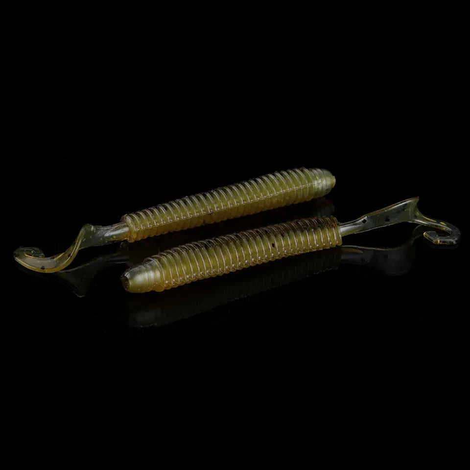 ストレートワーム 6/8/10cm 塩入り WALK FISH / ウォークフィッシュ
