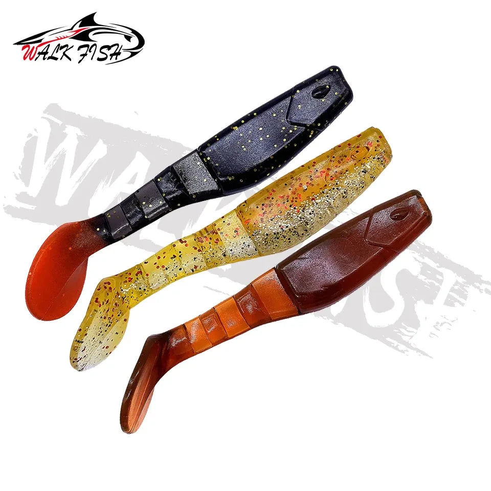 シャッドテールワーム 100mm 10.3g 3本入 WALK FISH / ウォークフィッシュ