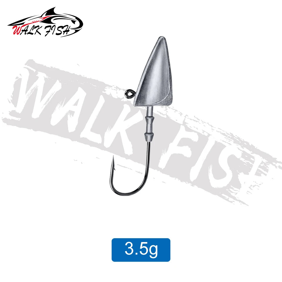 三角ヘッドジグヘッド 3.5〜20g 5個入 WALK FISH / ウォークフィッシュ