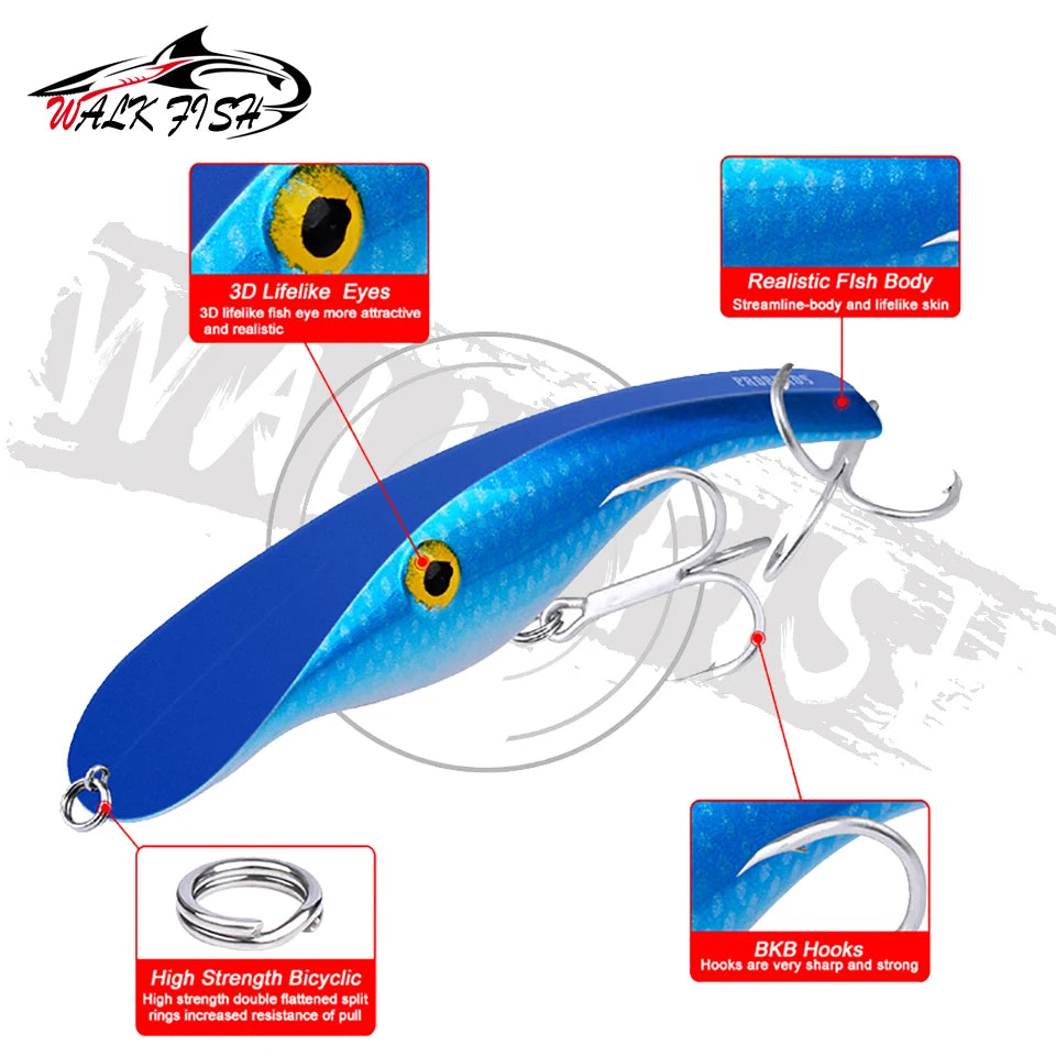 ジャークベイト 145mm 44g WALK FISH / ウォークフィッシュ