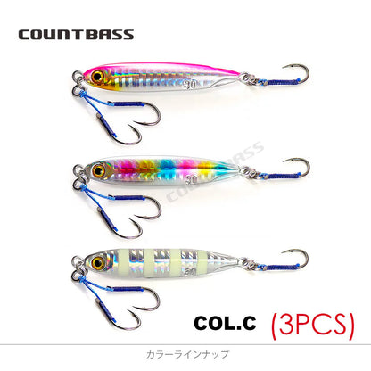 ジグパラ マイクロ 10g/15g/20g/30g/40g/60g COUNTBASS / カウントバス