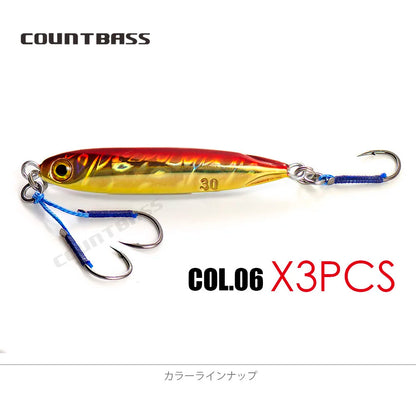 ジグパラ マイクロ 10g/15g/20g/30g/40g/60g COUNTBASS / カウントバス