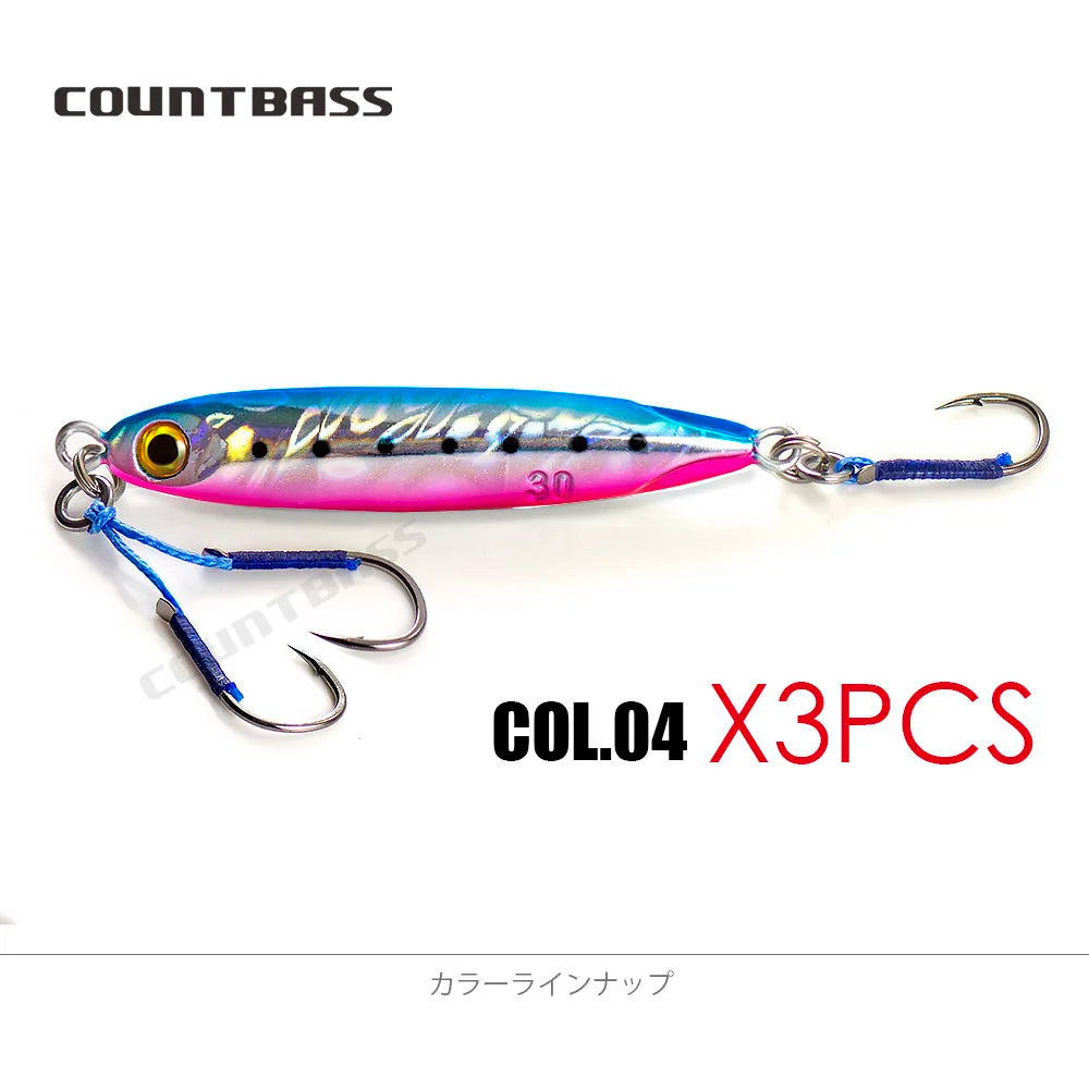 ジグパラ マイクロ 10g/15g/20g/30g/40g/60g COUNTBASS / カウントバス