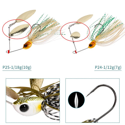 スピナーベイト M3 7g/10g TSURINOYA / ツリノヤ