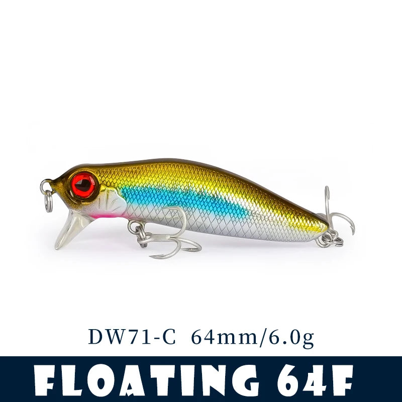 デッドフロート 60F 64mm/6g TSURINOYA / ツリノヤ