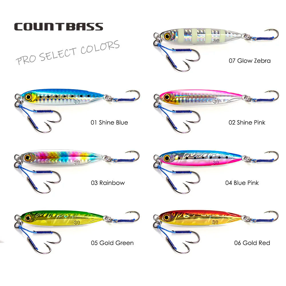 ジグパラ マイクロ 10g/15g/20g/30g/40g/60g COUNTBASS / カウントバス