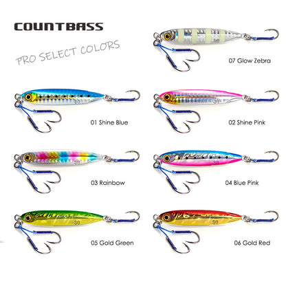 ジグパラ マイクロ 10g/15g/20g/30g/40g/60g COUNTBASS / カウントバス