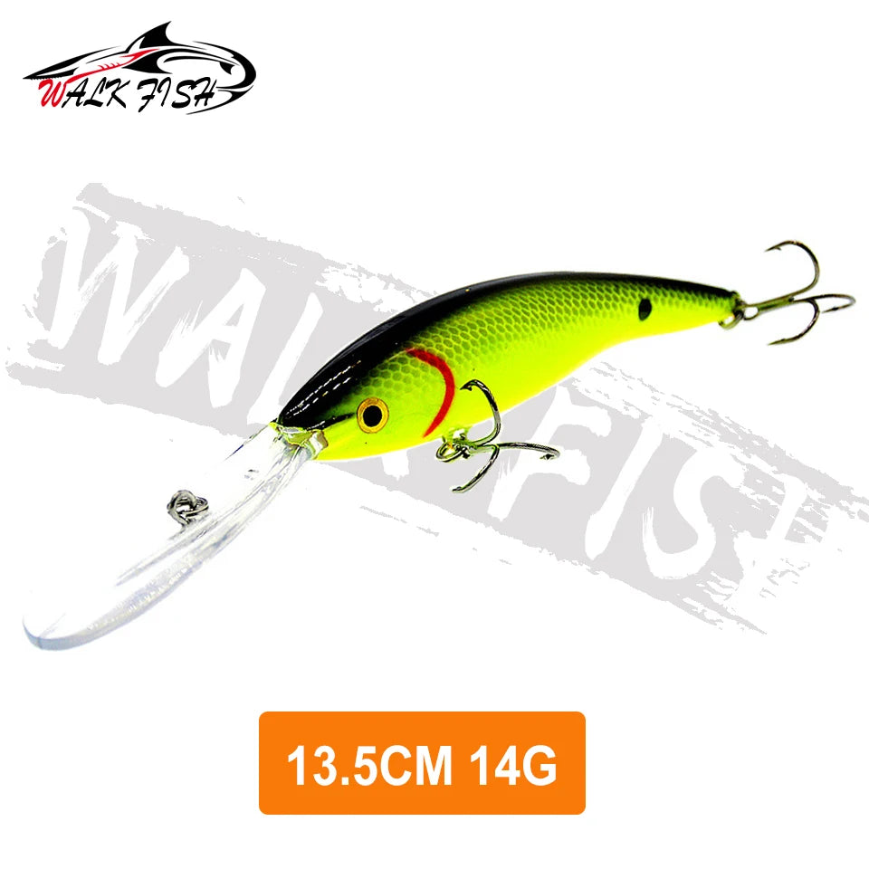 ロングリップミノー 135/155mm 14/20g WALK FISH / ウォークフィッシュ