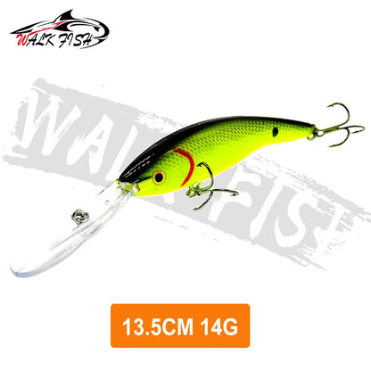 ロングリップミノー 135/155mm 14/20g WALK FISH / ウォークフィッシュ