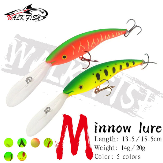 ロングリップミノー 135/155mm 14/20g WALK FISH / ウォークフィッシュ