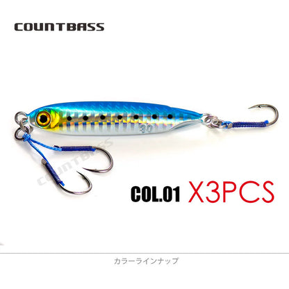 ジグパラ マイクロ 10g/15g/20g/30g/40g/60g COUNTBASS / カウントバス