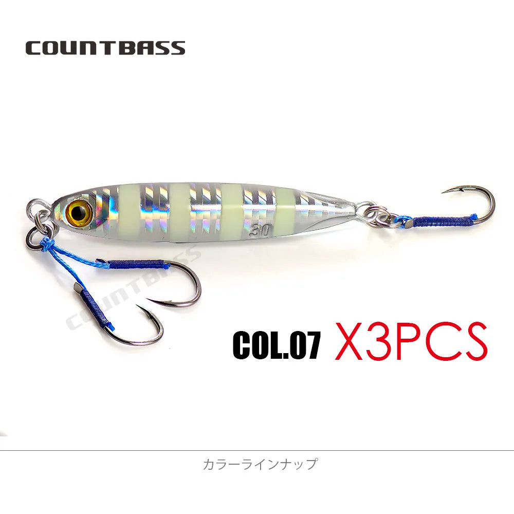 ジグパラ マイクロ 10g/15g/20g/30g/40g/60g COUNTBASS / カウントバス