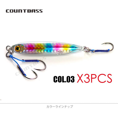 ジグパラ マイクロ 10g/15g/20g/30g/40g/60g COUNTBASS / カウントバス
