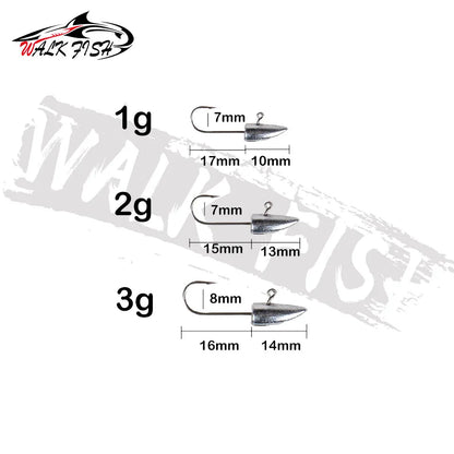 ジグヘッド 1/1.5/2/3g 10個入 WALK FISH / ウォークフィッシュ