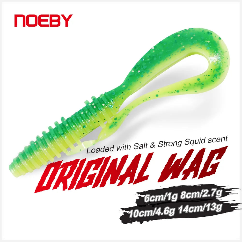 NOEBY スペシャルテールワーム(リプロダクト) 3.1インチ / 3.9インチ / 5.5インチ 全3種