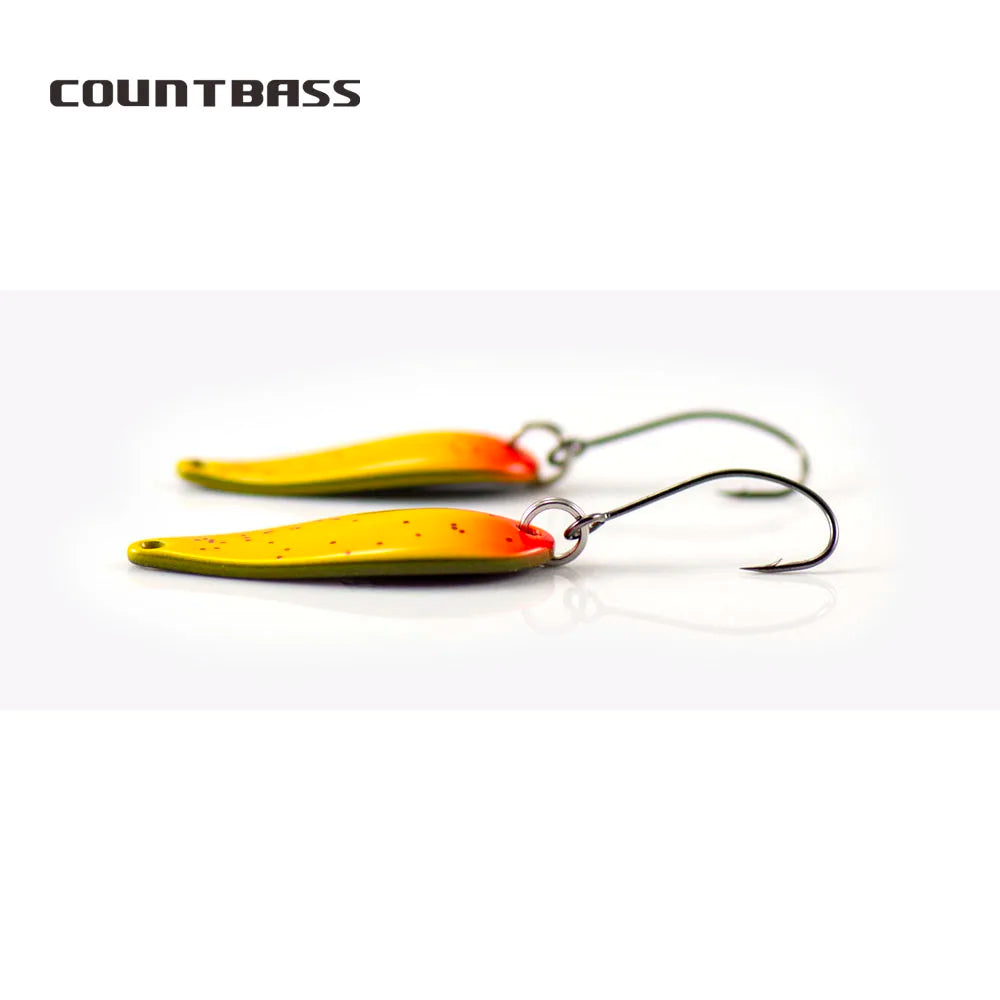 ブラス トラウトスプーン 2.4g/4g COUNTBASS / カウントバス