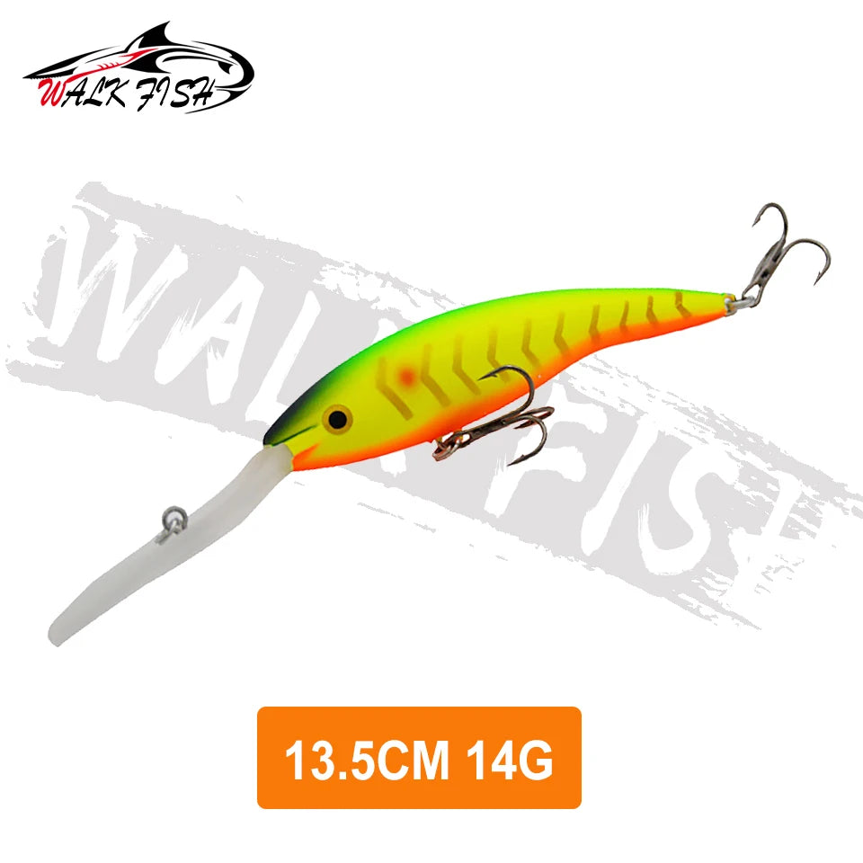 ロングリップミノー 135/155mm 14/20g WALK FISH / ウォークフィッシュ