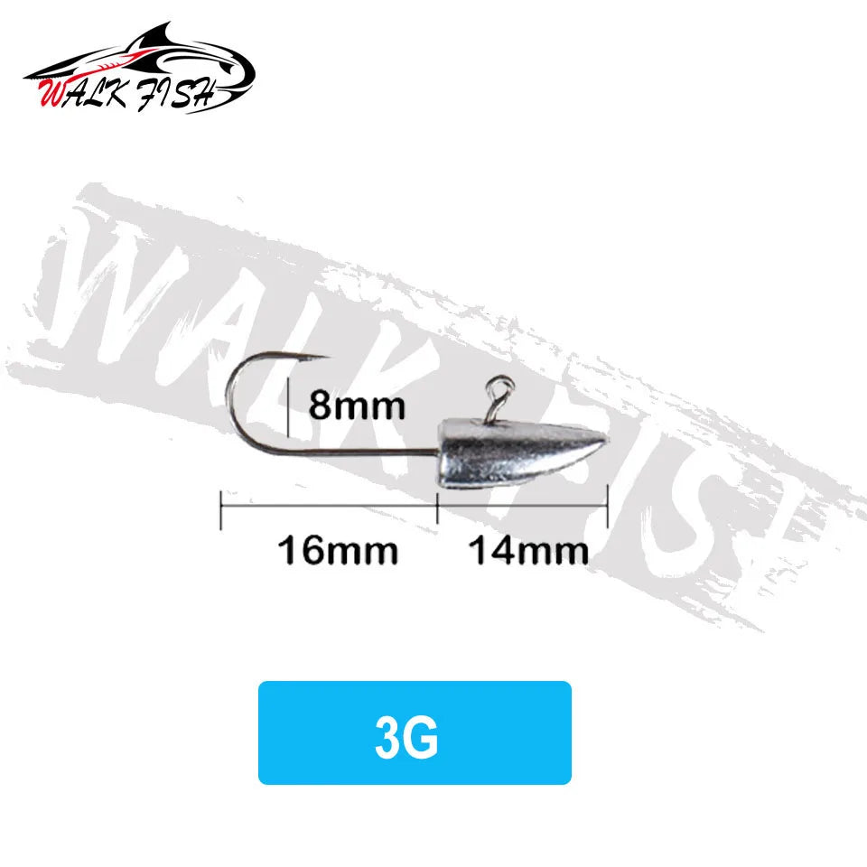 ジグヘッド 1/1.5/2/3g 10個入 WALK FISH / ウォークフィッシュ