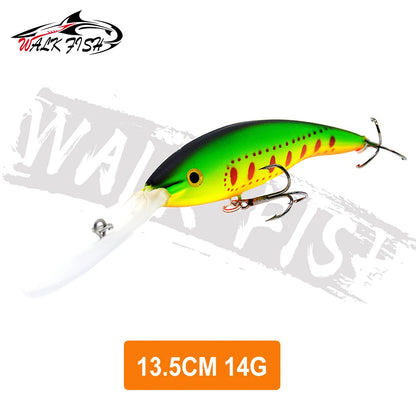 ロングリップミノー 135/155mm 14/20g WALK FISH / ウォークフィッシュ
