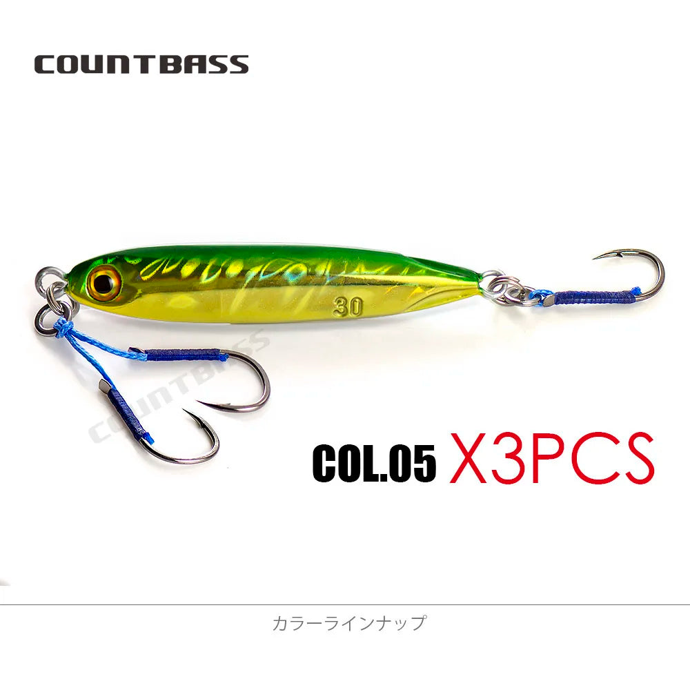 ジグパラ マイクロ 10g/15g/20g/30g/40g/60g COUNTBASS / カウントバス