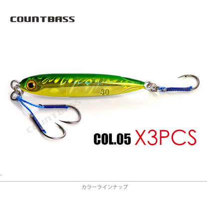 ジグパラ マイクロ 10g/15g/20g/30g/40g/60g COUNTBASS / カウントバス