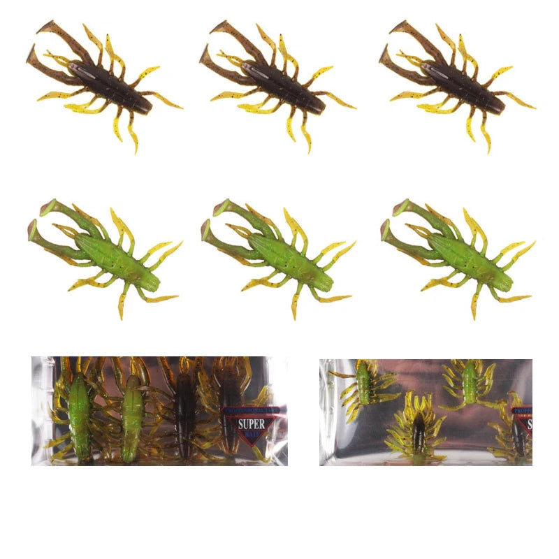 WESTBASS シュリンプ(リプロダクト) 1.38インチ / 2.76インチ 全7種