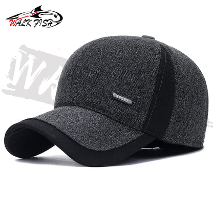 フィッシングキャップ 冬用 耳当て付き WALK FISH / ウォークフィッシュ
