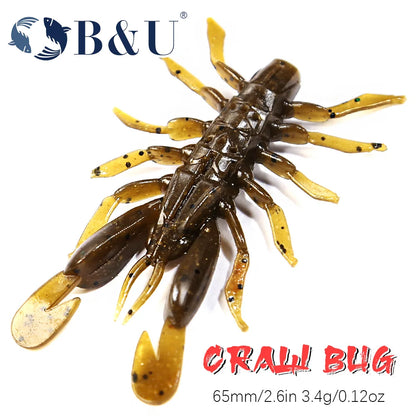 クロウバグ 65mm/3.4g 6本入り B&U / ビーアンドユー