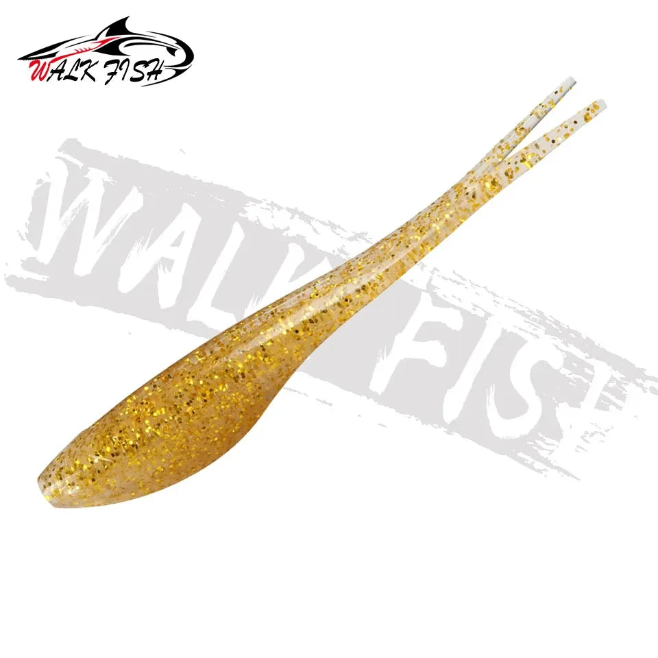スプリットテールワーム 120mm 10g フローティング 5本入 WALK FISH / ウォークフィッシュ