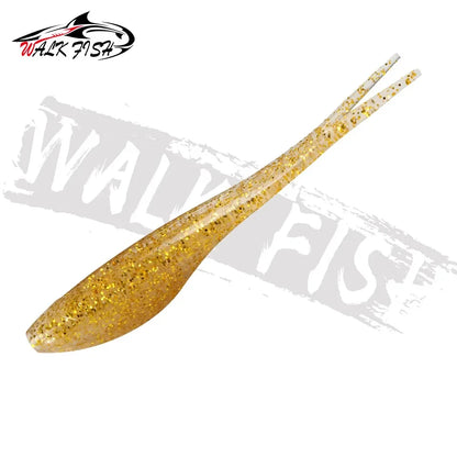 スプリットテールワーム 120mm 10g フローティング 5本入 WALK FISH / ウォークフィッシュ
