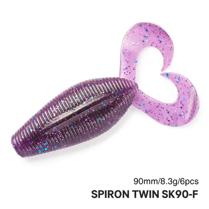 スパイロンツイン 90mm/8.5g 6本入り TSURINOYA / ツリノヤ