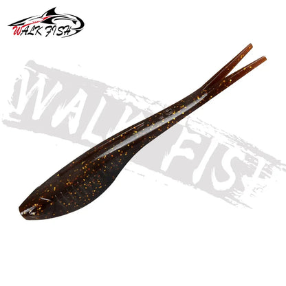 スプリットテールワーム 120mm 10g フローティング 5本入 WALK FISH / ウォークフィッシュ