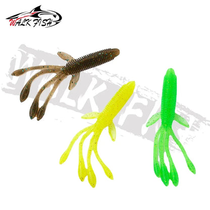 シュリンプワーム 80mm 3g 10本入 WALK FISH / ウォークフィッシュ