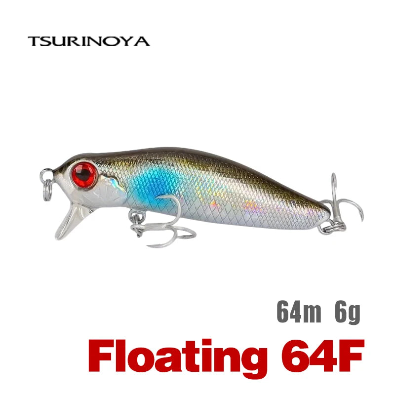 デッドフロート 60F 64mm/6g TSURINOYA / ツリノヤ