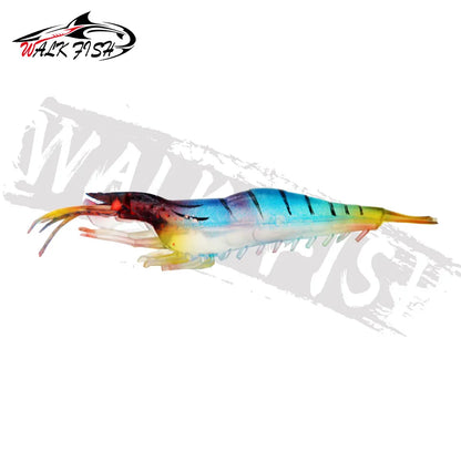 シュリンプワーム 90mm 3.8g 蓄光アイ 5本入 WALK FISH / ウォークフィッシュ