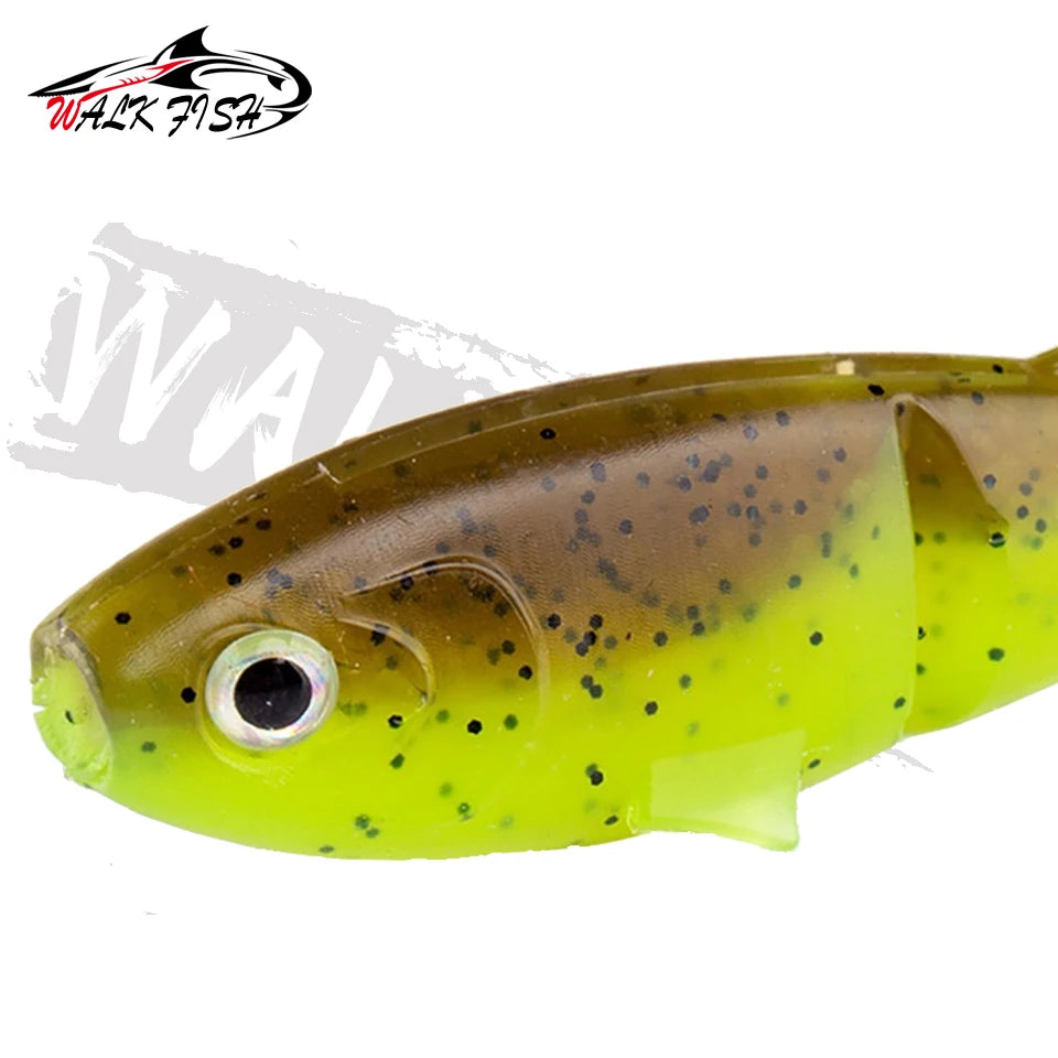 シャッドテールワーム 70mm 4.5g 6本入 WALK FISH / ウォークフィッシュ