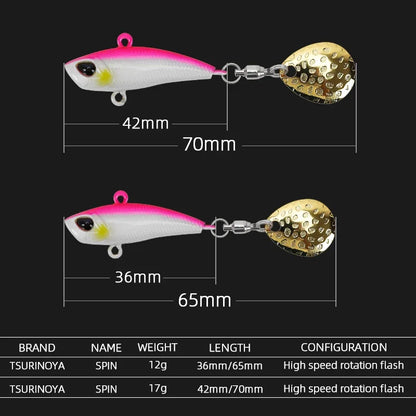 バクリースピン 12g/17g TSURINOYA / ツリノヤ