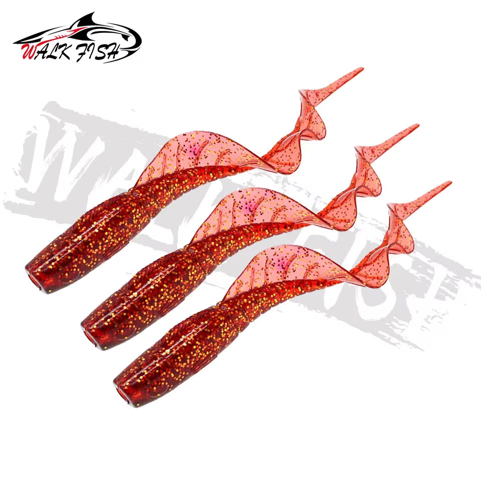 カーリーテールワーム 110mm 13g 3本入 WALK FISH / ウォークフィッシュ