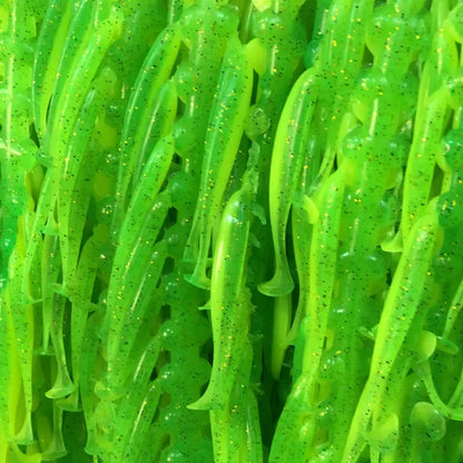 シャッドテールワーム 5〜7cm 50本入 ケース付き WALK FISH / ウォークフィッシュ