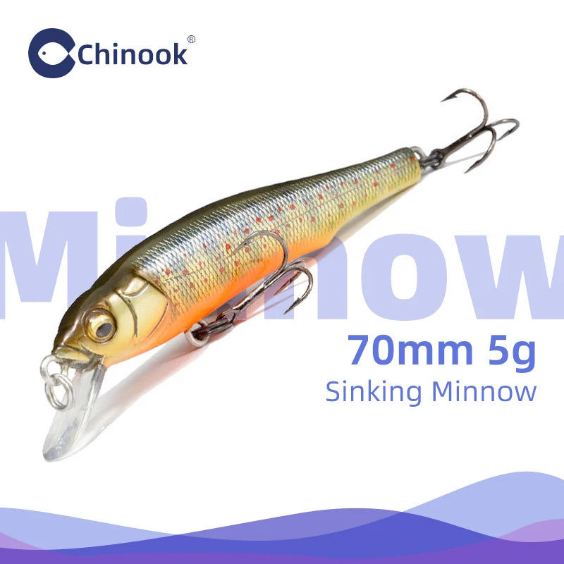 Chinook サスペンドミノー70(リプロダクト) 3/16オンス（5g） 全10種