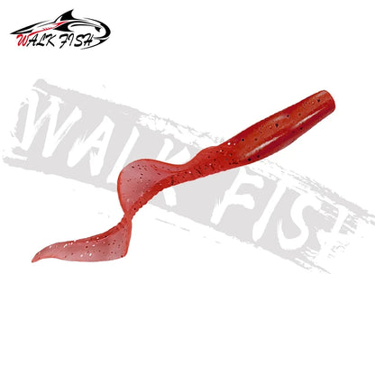 カーリーテールワーム 60/80mm 10本入 全11色 WALK FISH / ウォークフィッシュ