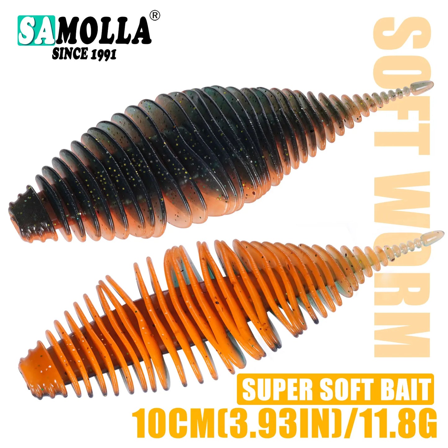 SAMOLLA ワーム(リプロダクト) 2.4インチ / 3.9インチ 全12種