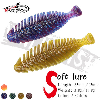 シャッドテールワーム 65/95mm 4/6本入 WALK FISH / ウォークフィッシュ