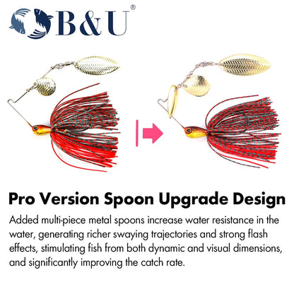 スピナーベイト01プロ メタルブレード B&U / ビーアンドユー