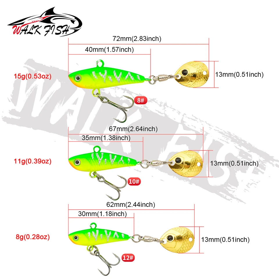 スピンテールジグ 62/67/72mm 8/11/15g WALK FISH / ウォークフィッシュ