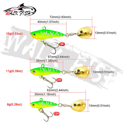スピンテールジグ 62/67/72mm 8/11/15g WALK FISH / ウォークフィッシュ