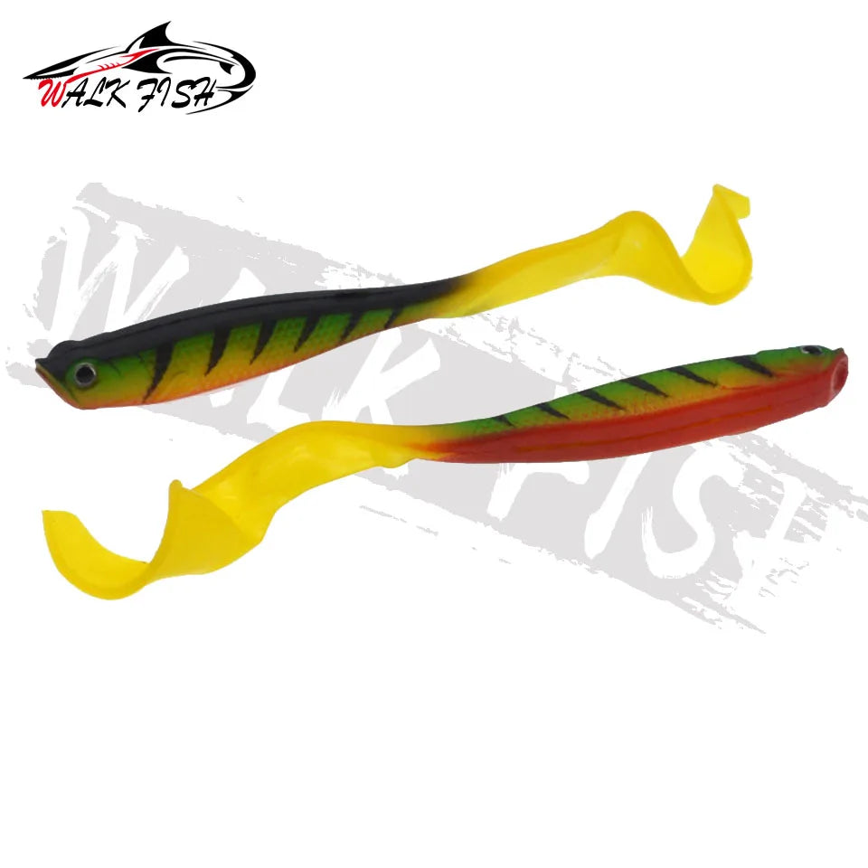 シャッドテールワーム 12.5cm 5.5g 4本入 全8色 WALK FISH / ウォークフィッシュ