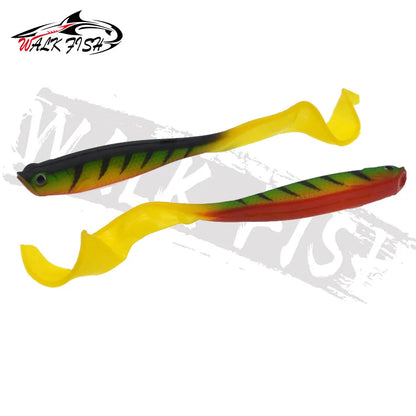 シャッドテールワーム 12.5cm 5.5g 4本入 全8色 WALK FISH / ウォークフィッシュ