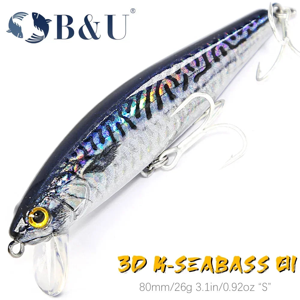 K-シーバス01 80mm B&U / ビーアンドユー